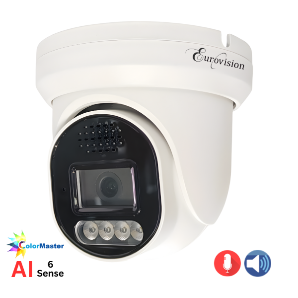 Eurovision 6MP AI Dome Smart IP Camera EV-IPC-616-AI