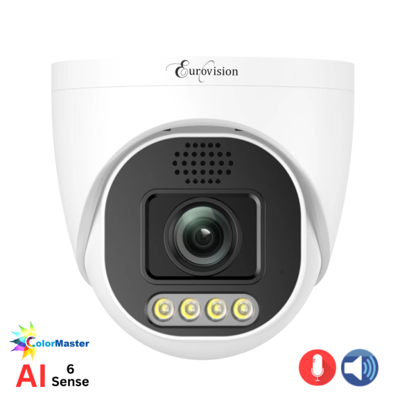 Eurovision 6MP AI Motorized Dome IP Camera EV-IPC-MT200-AP