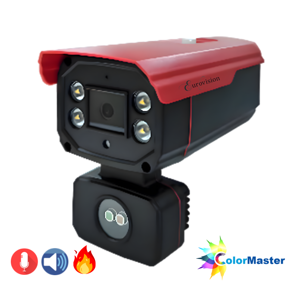 Eurovision 4MP Flame Detection IP Camera EV-FD610-HY4