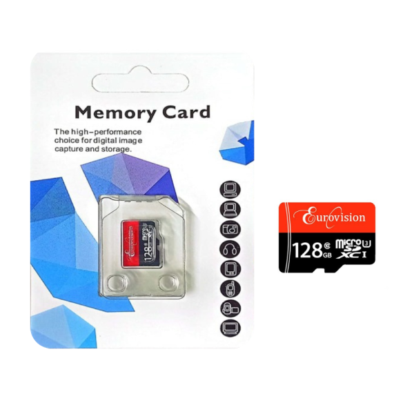 128GB High-Speed Memory Card Reliable Storage for CCTV & Smart Devices