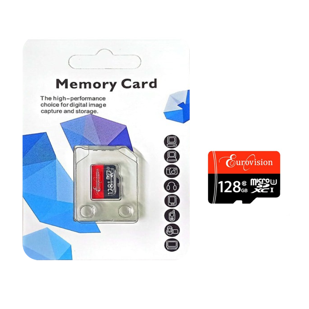 128GB High-Speed Memory Card Reliable Storage for CCTV & Smart Devices