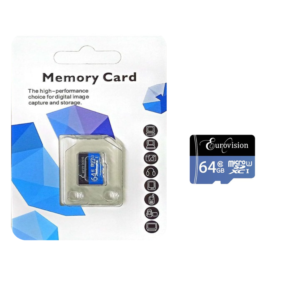64GB High-Speed Memory Card Reliable Storage for CCTV & Smart Devices