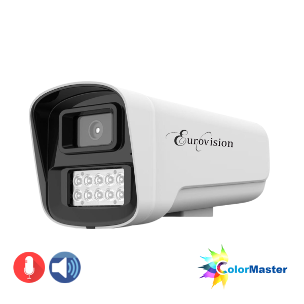 Eurovision 5MP 6Sense AI Bullet IP Camera EV-IPC-25B-PE and EV-IPC22B-PE