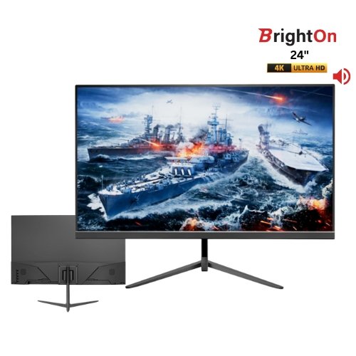 EV-GT2400A-F 24 Inch 4K Ultra HD LED Monitor with 75Hz Refresh Rate and Stereo Speakers