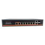 Eurovision EV-G0822GB 8 Port Gigabit PoE Switch with 2 Uplink and 2 SFP Ports