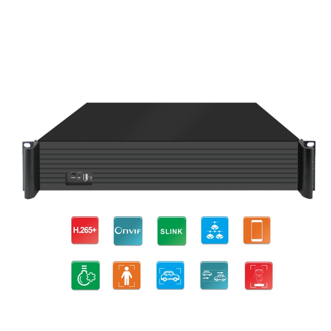 EV-IVR-128CH-4K-4HDMI | 128 Channel 8K Output Intelligent Video Recorder