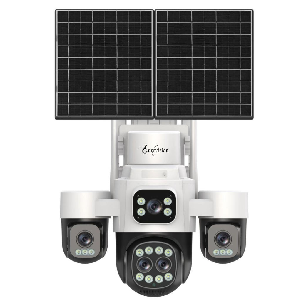Eurovision EV-HD67X5Q-5L 4G Solar CCTV Camera with 4X Optical Zoom