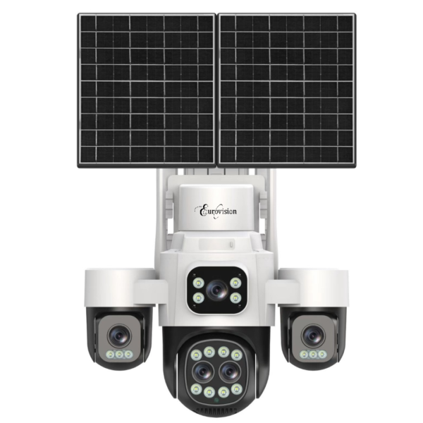 Eurovision EV-HD67X5Q-5L 4G Solar CCTV Camera with 4X Optical Zoom