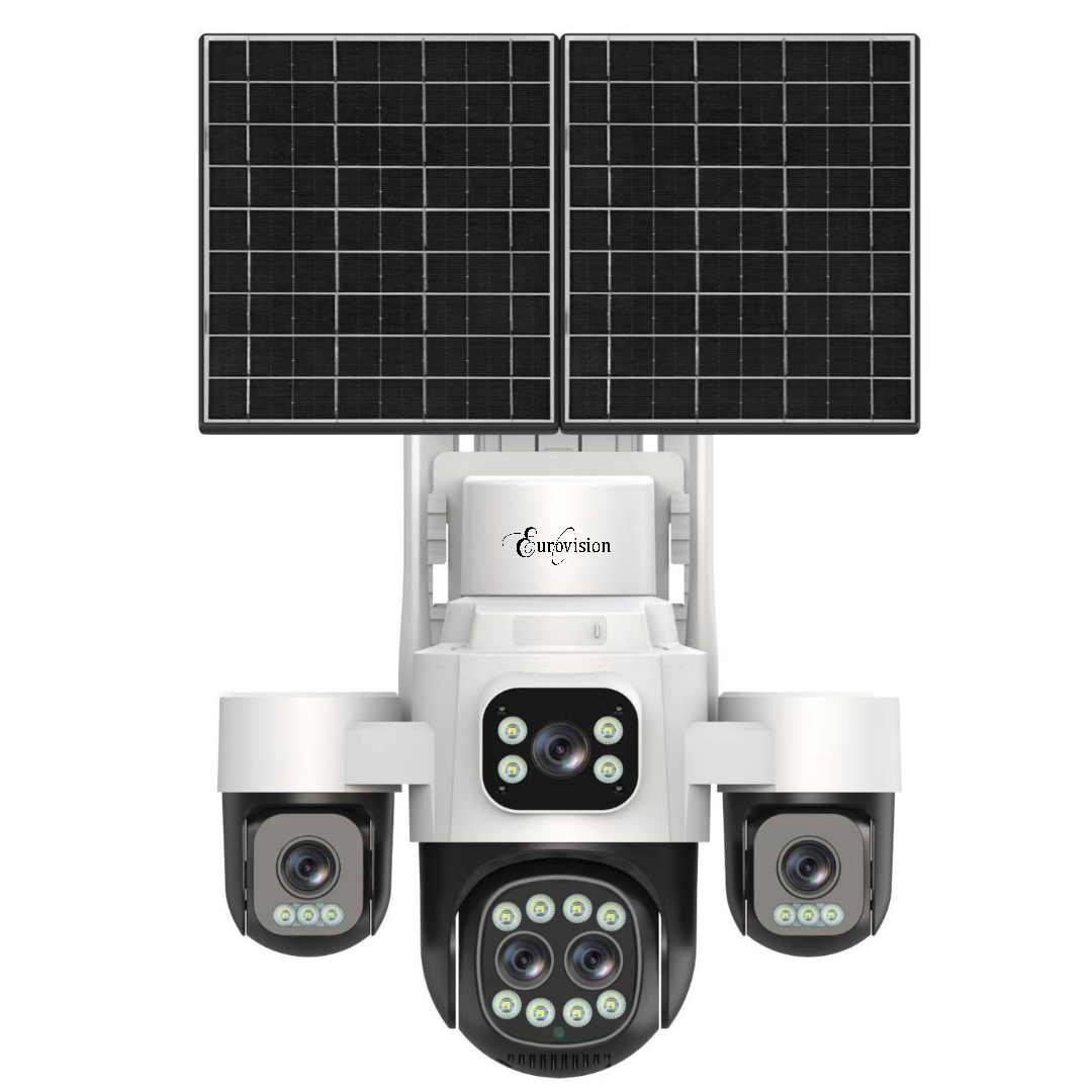 Eurovision EV-HD67X5Q-5L 4G Solar CCTV Camera with 4X Optical Zoom