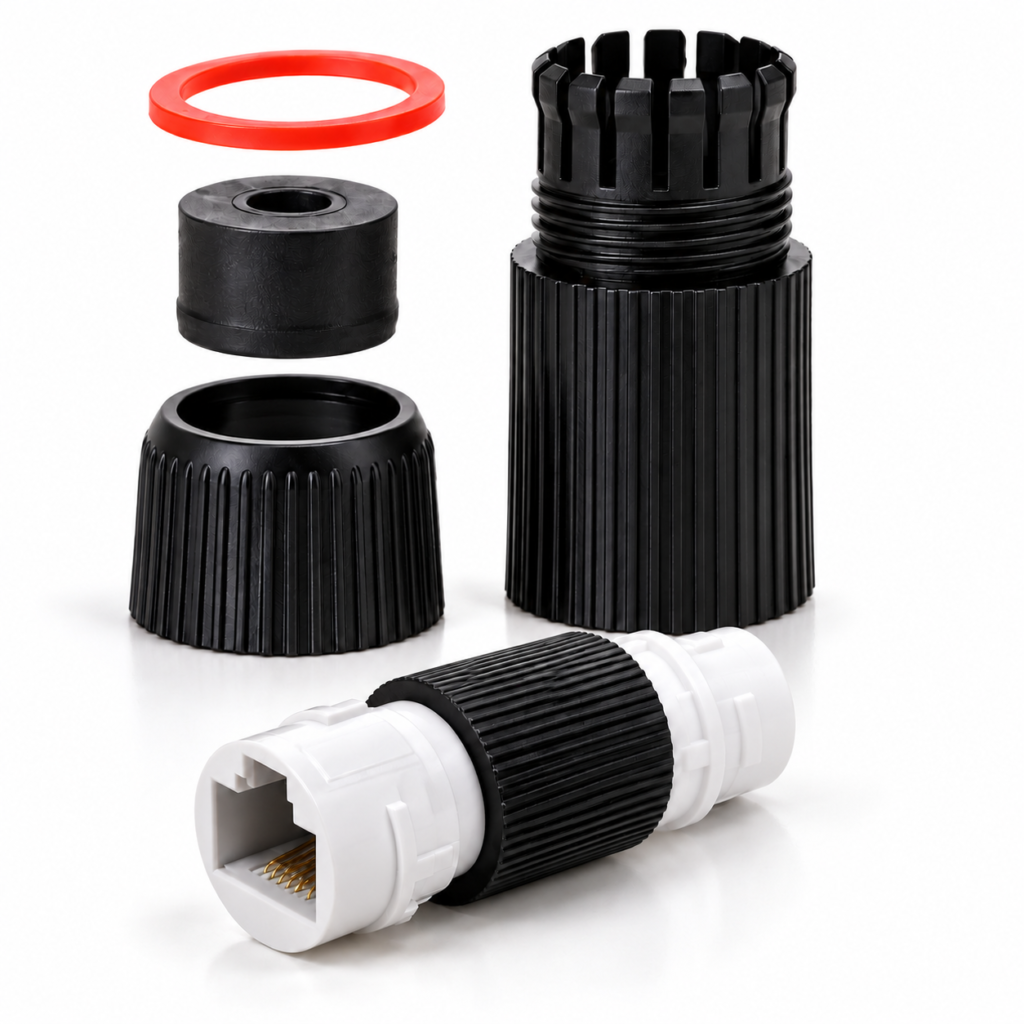 Waterproof RJ45 Connector Cap for Outdoor CCTV